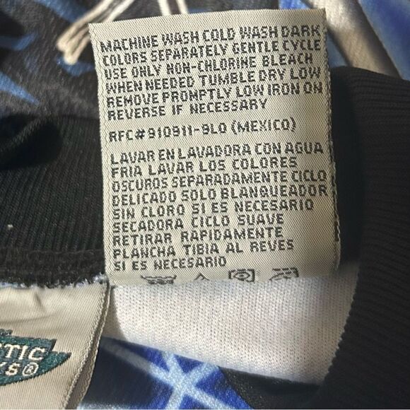 Vintage Y2K Xtreme Motorcross Jersey Mens M Blue Green Graphic Athletic Works - Picture 9 of 9